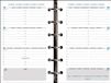Exacompta Navulling voor agenda Exatime 14, geruit 5 x 5 vellen