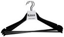 King Home G1781003/N kleerhanger, zwart, 45 x 1,2 x 23 cm