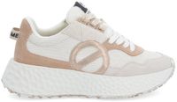 No Name Carter Jogger beige, bronskleurige leren sportschoenen