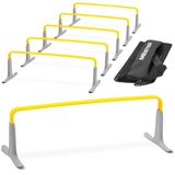 Meister ZoomFlex Agility obstakels met draagtas, Flex-Safe modulaire snelheidstraining, 15,2 cm, lichtgeel, 6 stuks