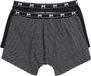 Men Plus - Heren - Midpants set van 2 onderbroek - Grijs melange - Maat XXL