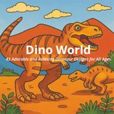 Dino World: 43 Adorable and Relaxing Dinosaur Designs for All Ages