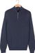Baileys Heren Trui Ribgebreid Katoenen Pullover Dark Denim