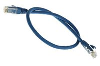 RS PRO Ethernetkabel Cat.6, 0,5 m, blauwe patchkabel, A RJ45 U/UTP stekker, B RJ45, LSZH