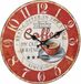 TFA Dostmann TFA Coffee Vintage Wood wandklok, 34cm