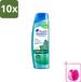 Head & Shoulders 10 x Pure Intense Shampoo anti-pelliculaire à la menthe poivrée 250 ml