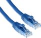 ACT Blauwe 1 meter U/UTP CAT6A patchkabel snagless met RJ45 connectoren IB2601