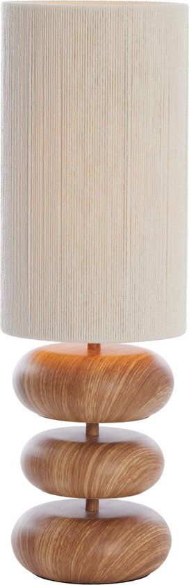 Light & Living Tafellamp Danialo - Naturel - Ø22cm