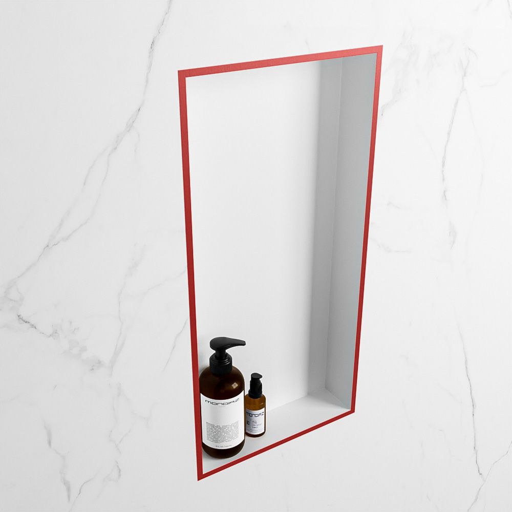 Mondiaz Easy nis met 1 vak 60x30 fire en talc