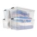 Iris Ohyama – Boîte De Rangement Plastique Transparent 80l – Lot De 4