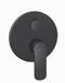 Invena BADLAND Inbouw badkraan 2-delig, serie Siros, zwart, rond