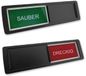 CombiCraft schuifbordje met "Sauber-Dreckig" in zwart 178 x 50 mm - per 1 stuk
