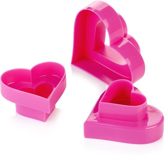Tescoma DELÍCIA koekjesvormer, kunststof, roze, 20 x 13 x 4,5 cm