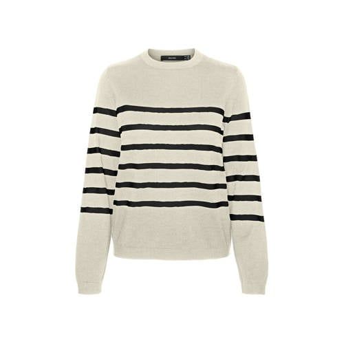 VERO MODA Gebreide Trui Ecru