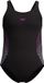 Speedo Placement Muscleback Meisjes Sportbadpak - Zwart/Roze