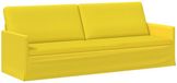 vidaXL Canapé 3 places Jaune clair 220 x 81 x 82 cm Tissu