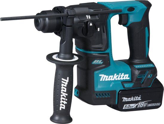 Makita DHR171RTJ 18V Sub Compact Boorhamer - Incl. 2x 5.0Ah Accu's & Lader