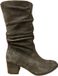 Gabor - Dames - Laarzen - Donker bruin - Suède - Blokhak - Ritssluiting