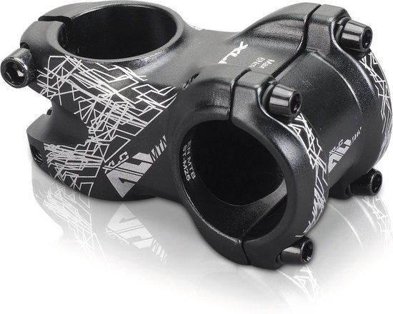 XLC ST-M25 Stuurpen - Ahead - Aluminium - 1 1/8" - 55mm/31.8mm - Mat Zwart