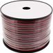 Audiokabel 2G0,75 mm², 100 m, rood/zwart, hoogwaardige connectiviteit, ideaal voor geluidsinstallaties en audiosystemen.