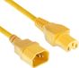ACT Netsnoer C14 - C15 geel 2 m AK5311