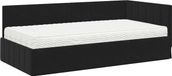 vidaXL Hoekbedframe met Matras 2 st Zwart 90 x 200 cm Fluweel