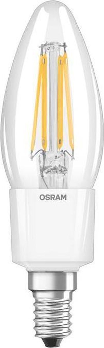 Osram LED Superstar filament lamp kaarsvormig 5W E27 warm wit helder dimbaar