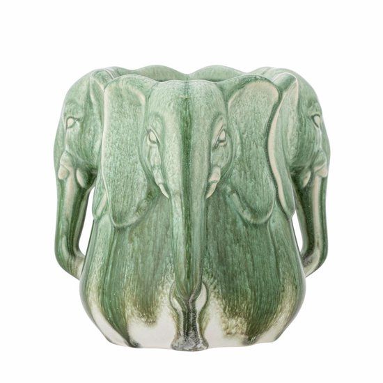Bloomingville Vaas Pontus Aardewerk Groen 155 mm