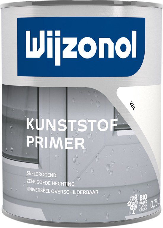 Wijzonol Kunststof Primer - Blauwgrijs - 0.75 Liter