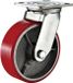 Tarsus Zwaarlast zwenkwiel - 200 mm - 400 kg draagvermogen - PU loopvlak - 360° draaibaar