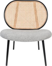 Zuiver Spike Fauteuil - Grijs - Design - Kunststof zitting