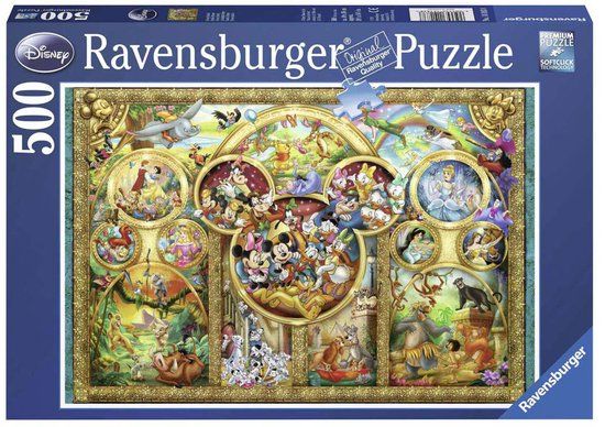 Ravensburger puzzel Disney familie - Legpuzzel - 500 stukjes