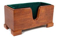GEWA Cellostandaard Hout - Voor alle cello-maten - Fluwelen bekleding - Met uitsparingen voor pin en strijkstok