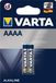 VARTA Professional Electronics Battery AAAA 2er-SB