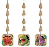 Haza Dinosaurus feest thema hangdecoraties 6x stuks - Verjaardag feest thema voor kinderen