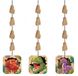 Haza Dinosaurus feest thema hangdecoraties 6x stuks - Verjaardag feest thema voor kinderen