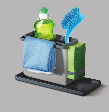 Metaltex Tidy-Tex Organizer - Freestanding - Black, Blue, Green, Grey