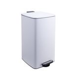 Relaxdays Prullenbak - 30 l - wit