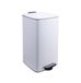Relaxdays Prullenbak - 30 l - wit