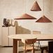 Ferm Living Dou Abat-jour - Bois Naturel - Rotin - Designer Trine Andersen