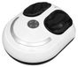 Appareil de massage des pieds - Massage à coussin d'air pour les pieds 40W - 4 programmes - 2 niveaux de chaleur - 5 intensités - Écran LCD - Télécommande - Blanc