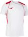 Joma Championship VII T-shirt met korte mouwen voor heren, wit/rood