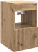 vidaXL Badkamerkast Artisanaal eiken 30 x 35 x 50 cm Bewerkt hout