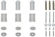 BRÖTJE Montageset new classic wit (3 houders), 971034