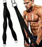 Corde à triceps avec 3 zones de préhension pour le fitness