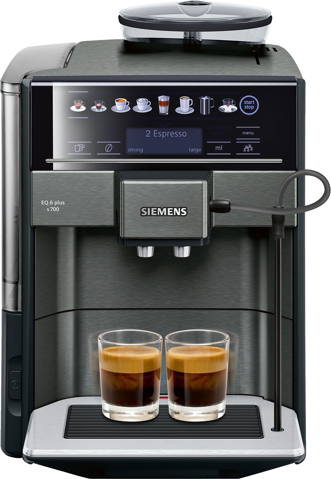 Siemens EQ.6 plus TE657319RW Volautomatische Espressomachine - Zwart