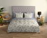 Duvet cover Simple Flowers - 2 Persons - 200x220 cm - Ecru - 100% Cotton Renforce
