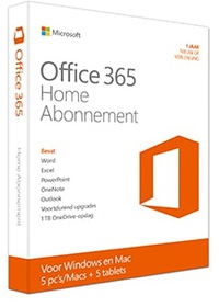 Microsoft Office 365 Home - 1 jaar - Nederlands