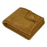STOF Plaid Columbia Camel 130 x 160 cm