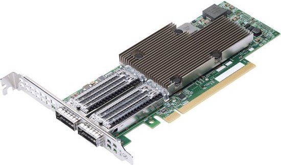 Broadcom BCM957508-P2100G netwerkkaart Intern Fiber 100000 Mbit/s